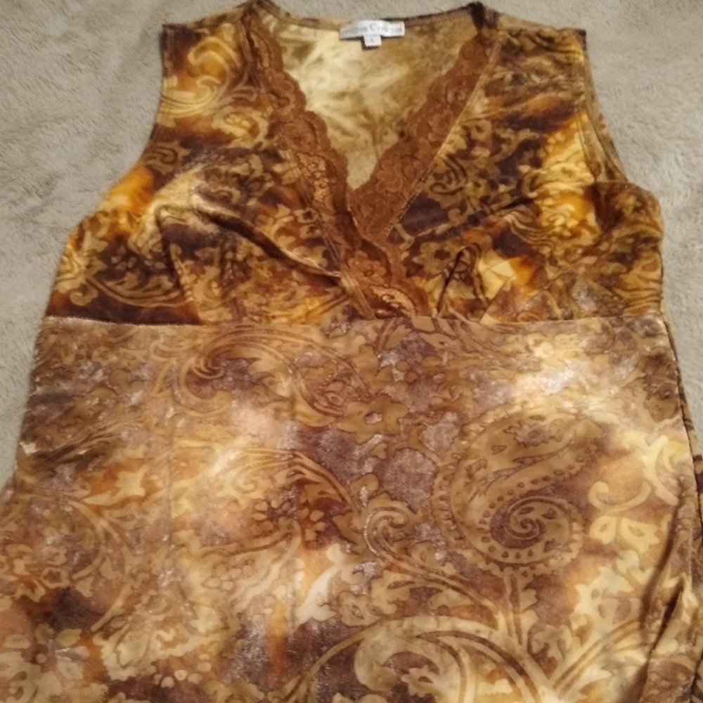 Moa Moa camisole type tank top womens large EUC*